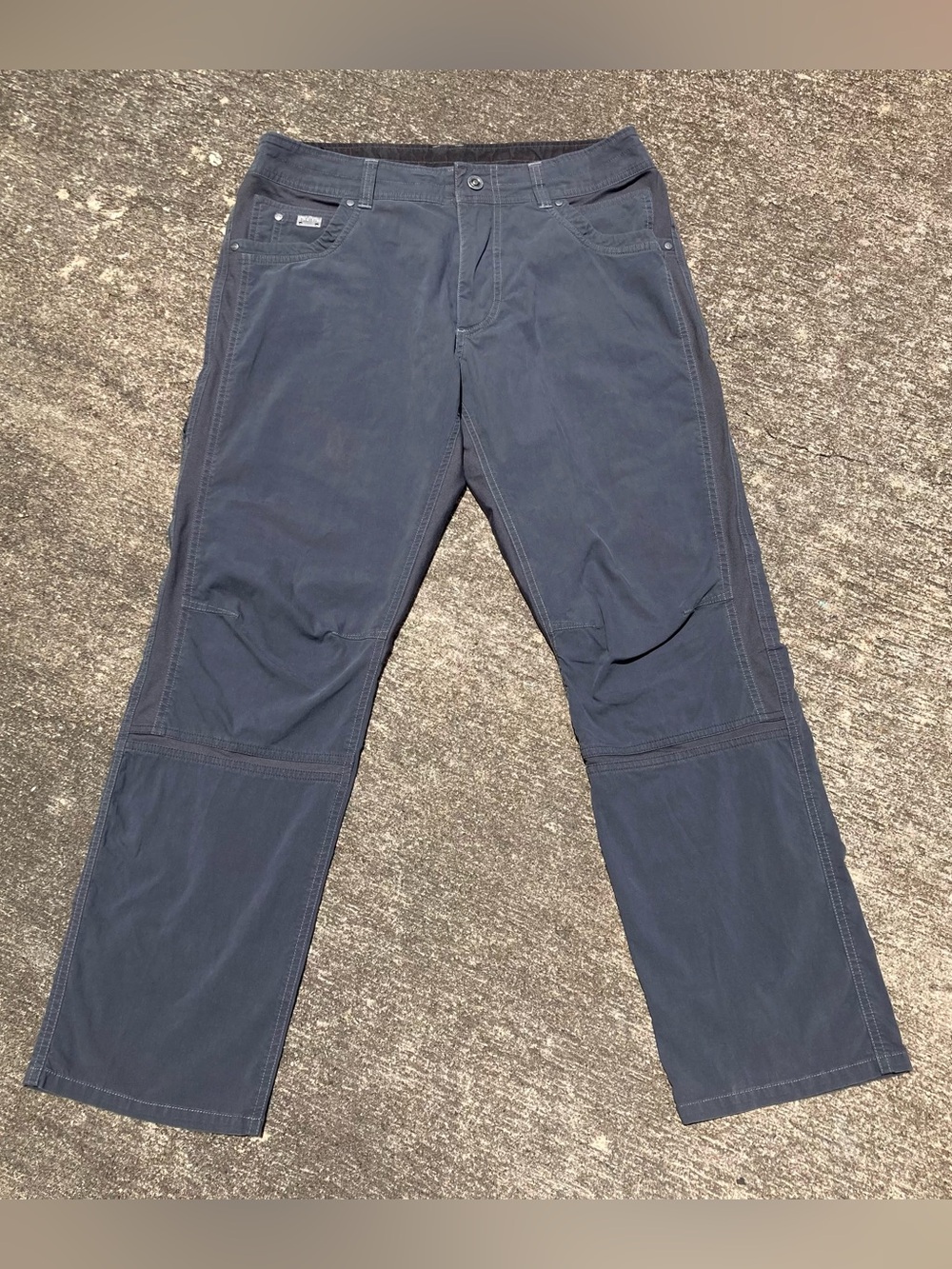Kuhl Radikl Pants Mens 34x30 Gray Stretch Hiking Outdoor Straight Leg Durable
